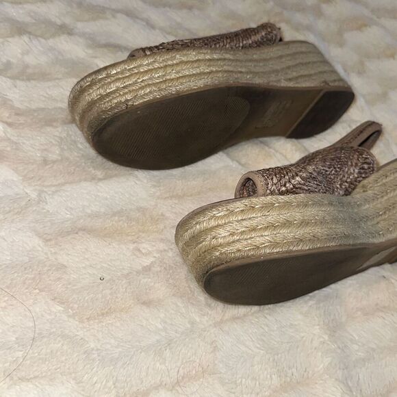 Steve Madden heeled espadrille sandals | Sz 9 - Picture 4 of 9